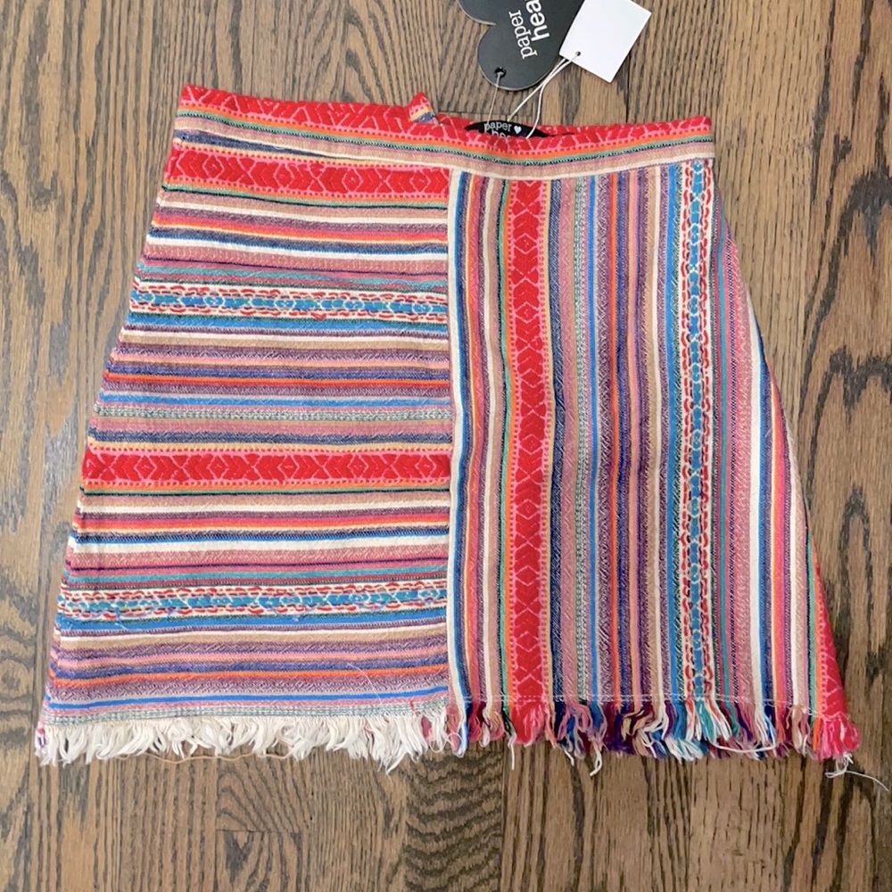 Colorful mini skirt